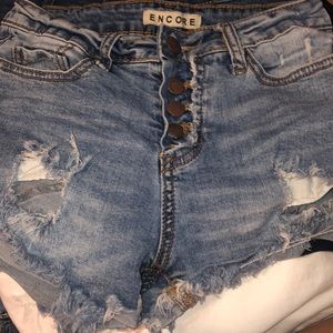 Light blue shorts